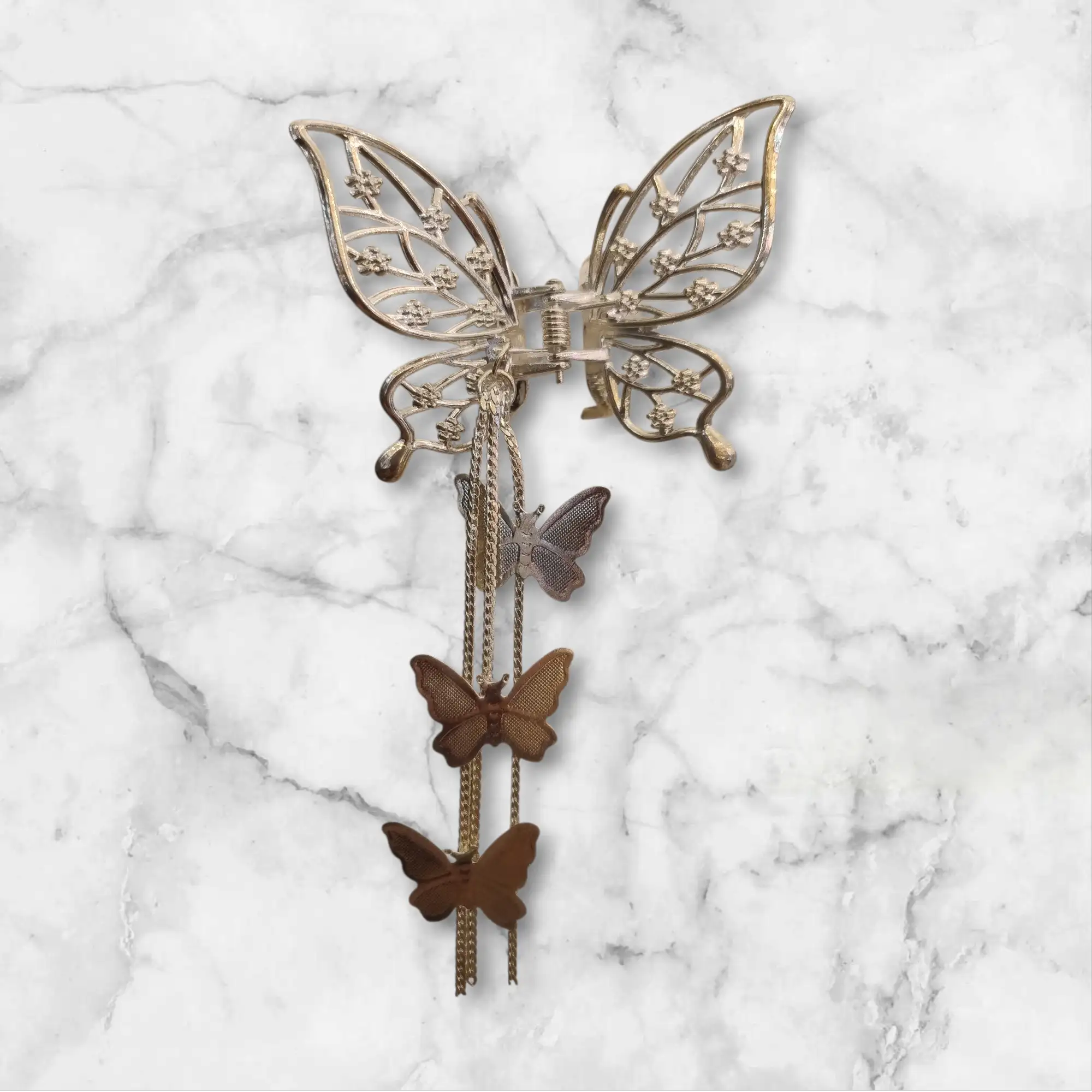 Hebilla Mariposa Dorada